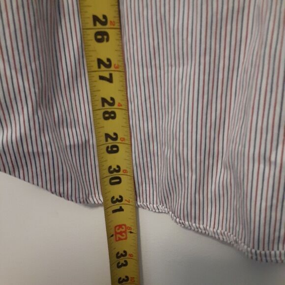 Polo Ralph Lauren Shirt Men's 15.5 32/33 Regent Custom Fit Stripe Button Up - Picture 7 of 7